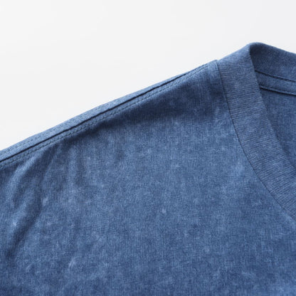 MineraI Wash Navy Crew Neck