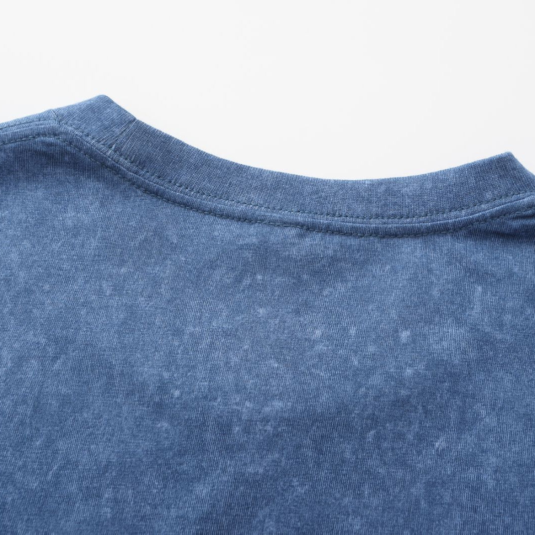 MineraI Wash Navy Crew Neck