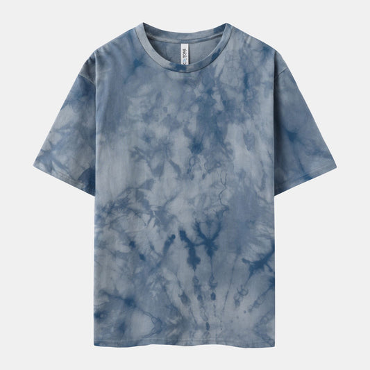 CrystaI Wash Indigo Crew Neck