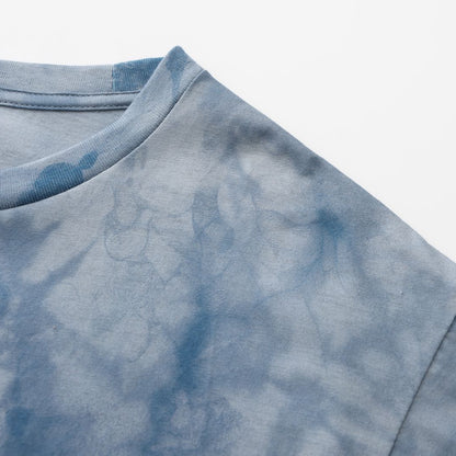 CrystaI Wash Indigo Crew Neck