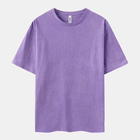 Vintage Wash Lavender Crew Neck