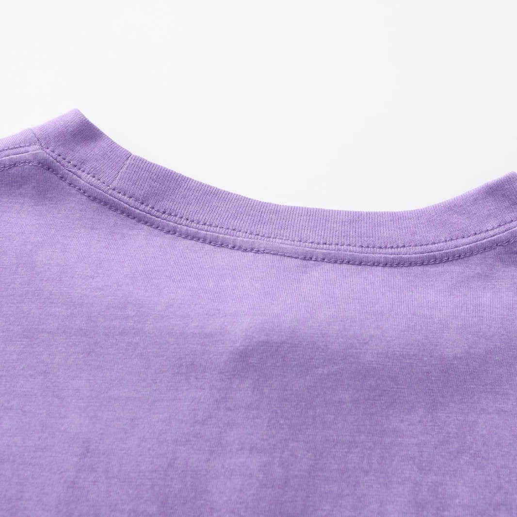 Vintage Wash Lavender Crew Neck