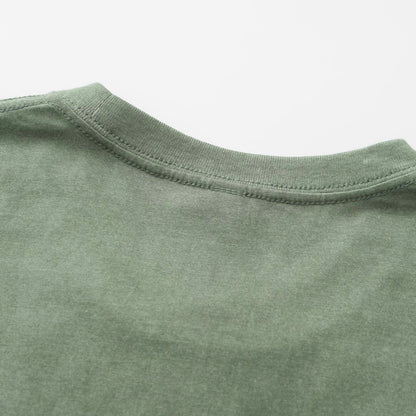 Vintage Wash Sage Crew Neck