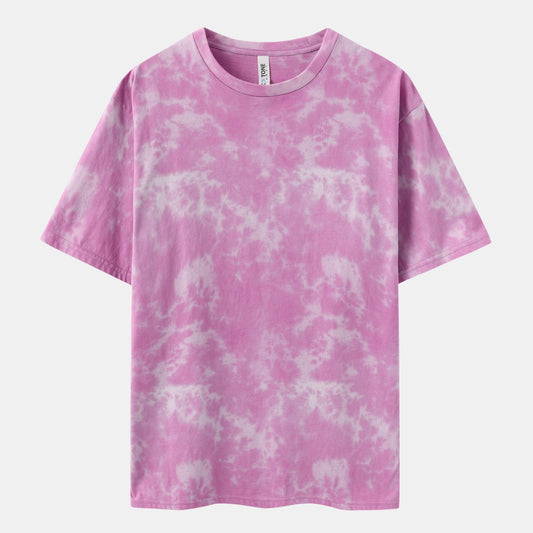 Sky Wash Deep Pink Crew Neck