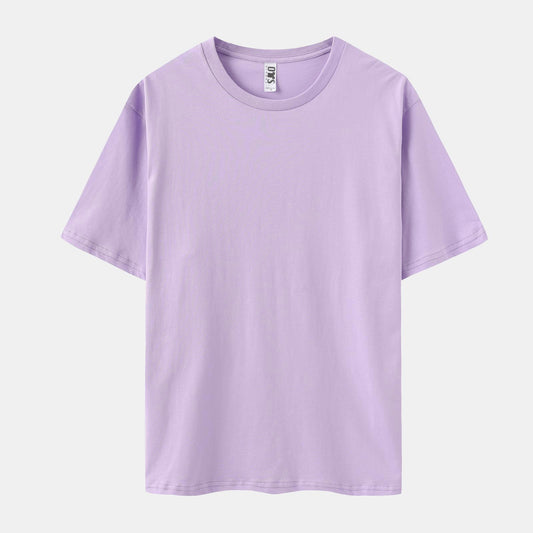 Solid Soft Violet Crew Neck