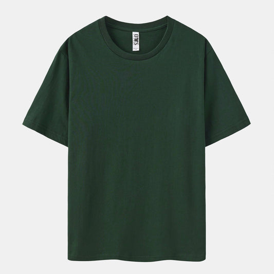 Solid Spruce Green Crew Neck